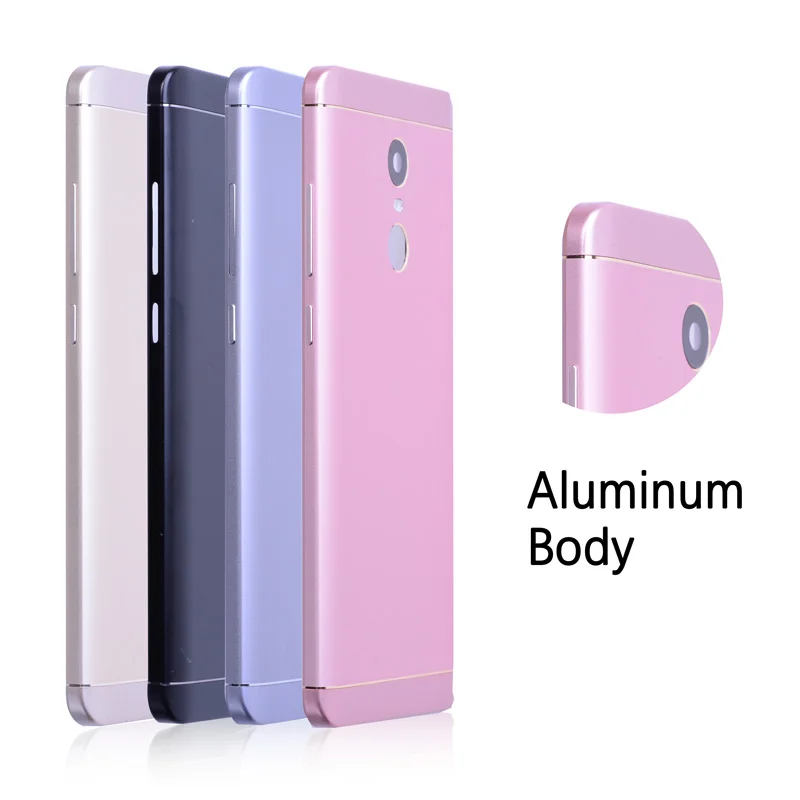 Задняя крышка для Xiaomi Redmi Note 4x на батарею черный золотой