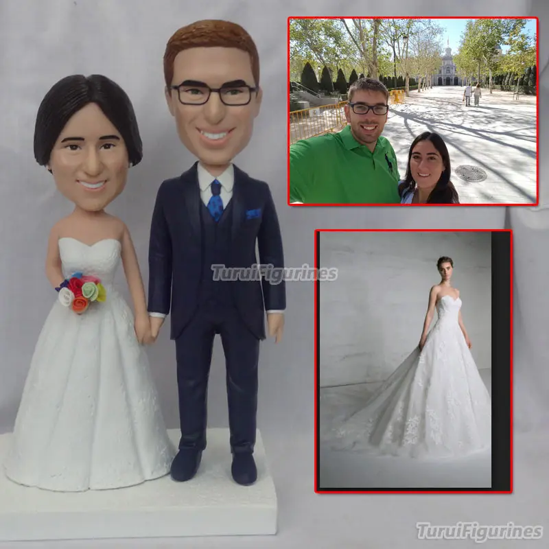 Фигурки туруи полиция и медсестры свадебный торт Топпер забавная пара