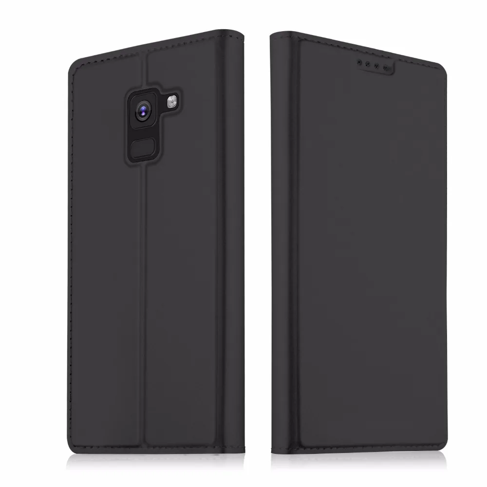 Флип-чехол для Samsung Galaxy A8 Plus 2018 + чехол A 8 оригинальный кожаный Lenuo Роскошный