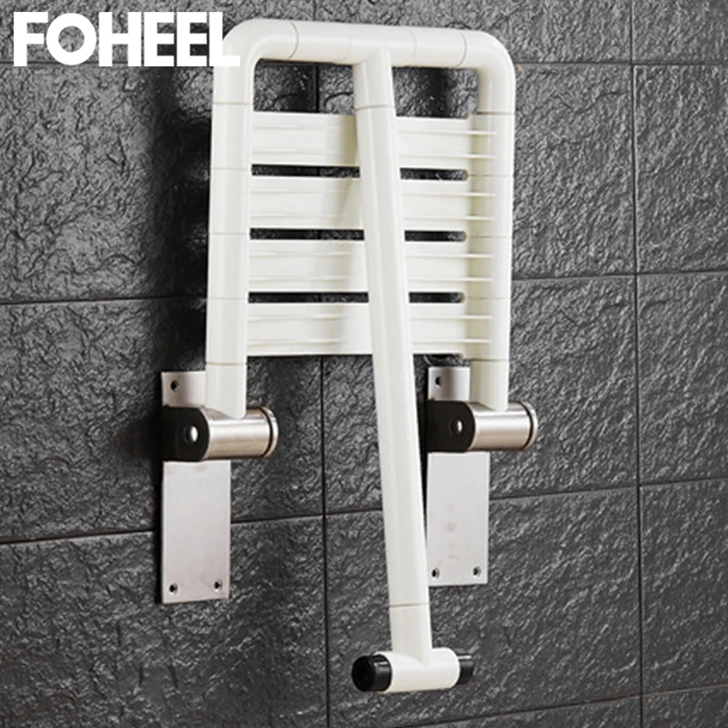 Стул для душа FOHEEL складное настенное сиденье настенный душ ванной спа кресло