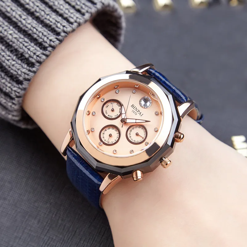 Muhsein Новый модный стиль простой алмаз роскошные часы женские водонепроницаемые