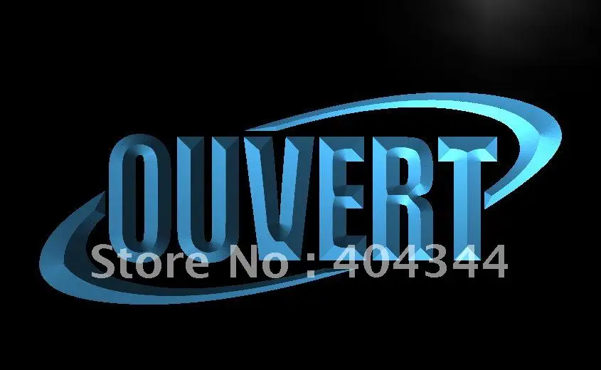 

LK174- OUVERT OPEN Bar LED Neon Light Sign