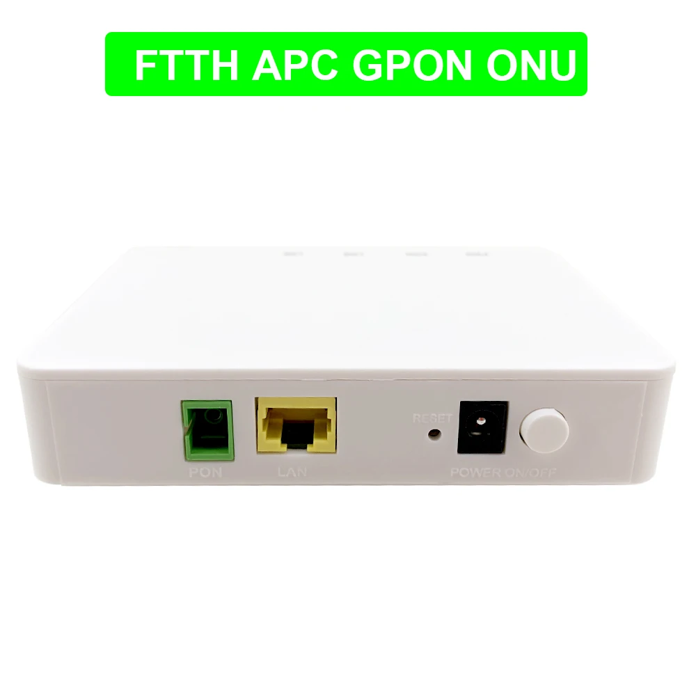 Бесплатная доставка 1 шт. GPON ONU APC FTTO 1GE порт FTTH ONT один локальной сети OLT 25G Gpon фттб
