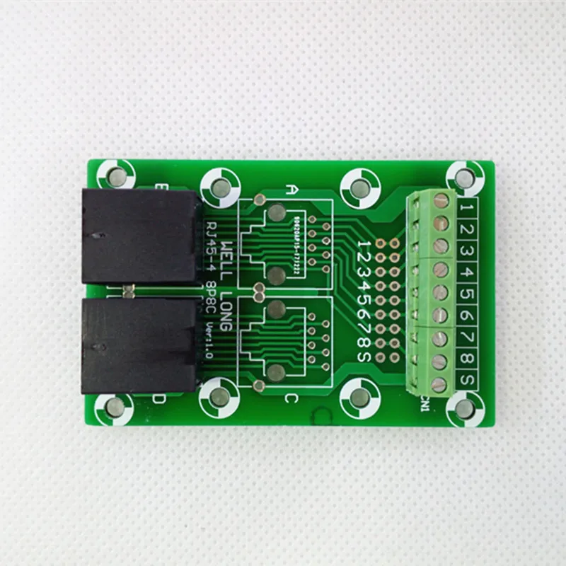 Разрывная плата RJ45 8P8C Клеммная колодка коннектор.|terminal block|connector terminal blockblock block |
