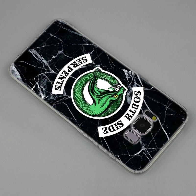 Силиконовый чехол Riverdale South Side Serpents с логотипом для Samsung Galaxy Note 10 Plus S8 S9 S10 5G S6 S7 Edge S5