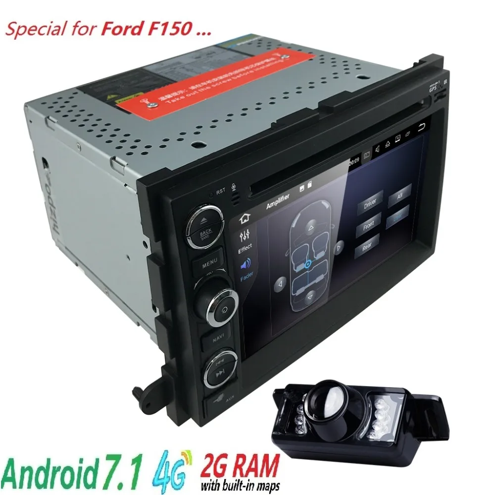 Авторадио 2 din Android 7 1 автомобильный dvd плеер для Ford F150 F250 Fusion Mustang Edge EXPLORER Expedition 2004