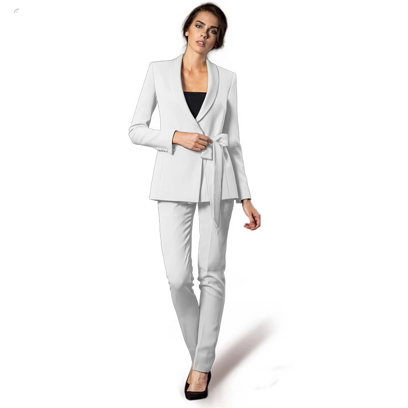 

Custom Made Womens Business Suits Ladies Formal Suits Office Uniform Designs Casual Trouser Suit Female Work Wear Suits W90