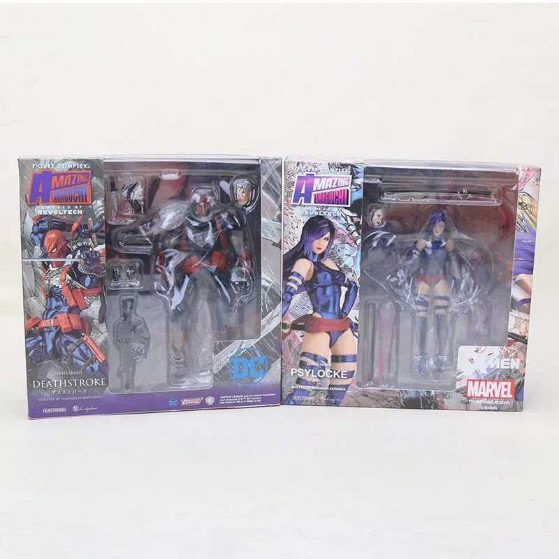 14-16 см игрушки Marvel Revoltech серия Мстители эндгейм супергерой Дэдпул Человек-паук Веном Росомаха Карнаж Figma модель куклы