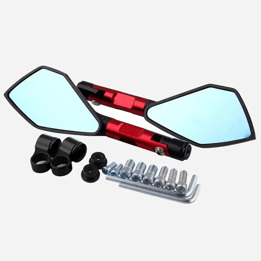 CNC Aluminum alloy Motorcycle Rearview Side Mirrors Street Sports Bike Chopper Ruiser modified Repair Accessories | Автомобили и
