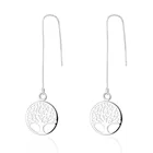 Акция женские серебряные серьги Древо жизни Подвески Свадебные украшения подарок для девочки Высокое качество модные классические украшения без никеля