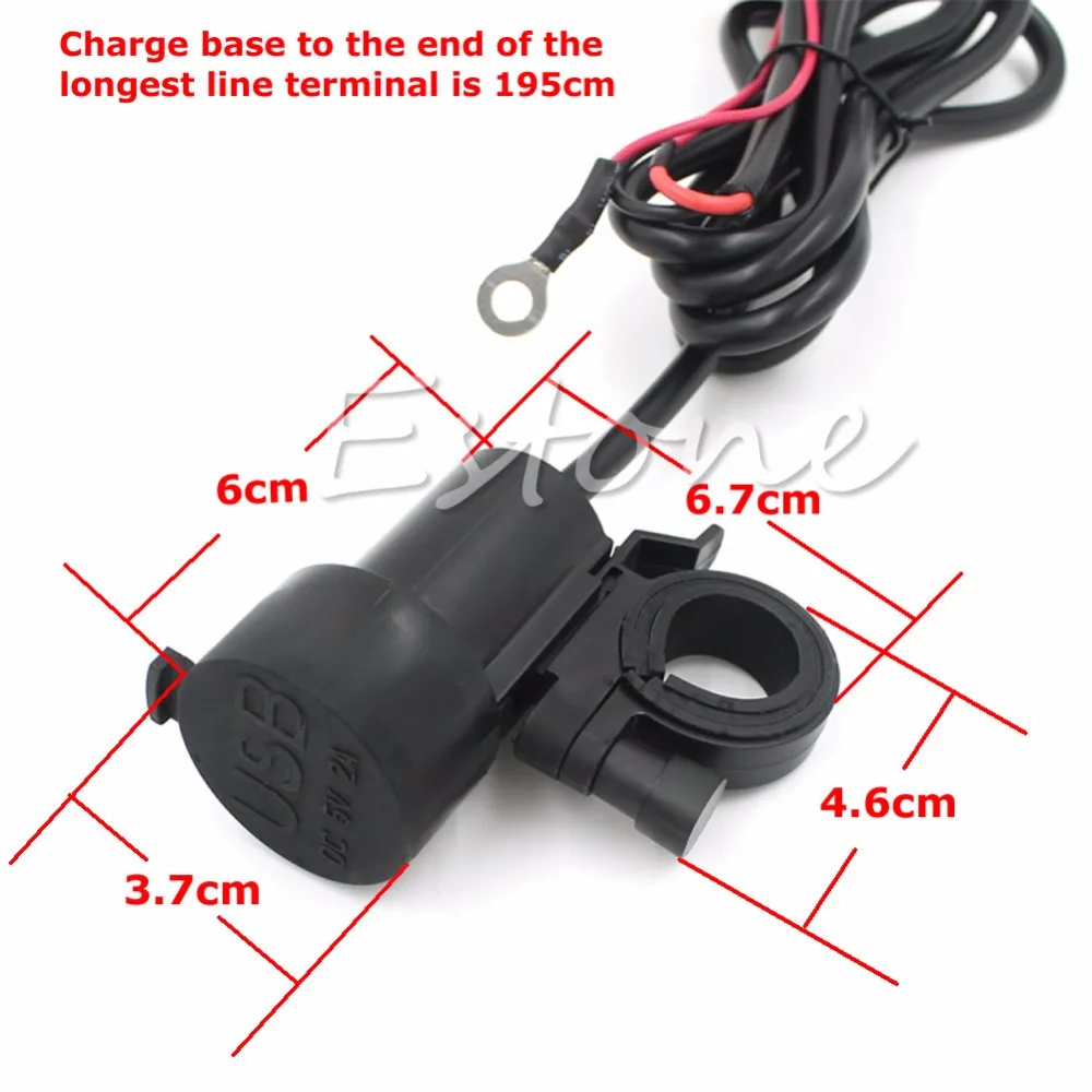 Универсальное водонепроницаемое зарядное устройство SuperVolt 12 В с двумя USB портами