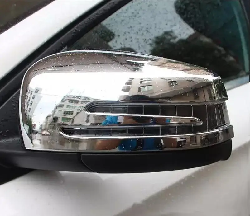 

For Benz GLA200 GLA180 GLA220 2015 2016 2017 ABS Chrome Side Mirror Cover Trim