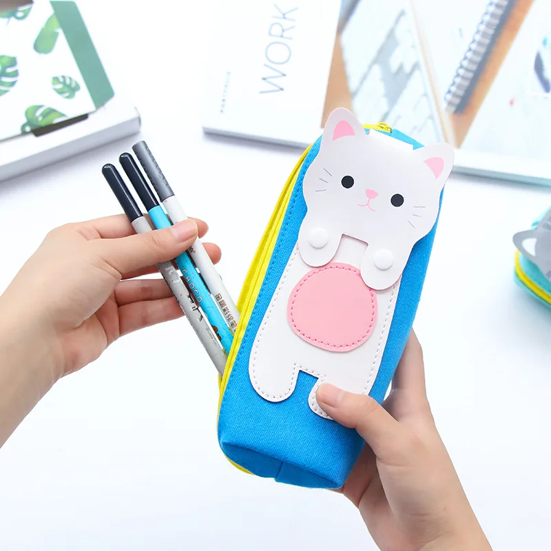Чехол для карандашей сумка Kawaii Cats чехол Канцелярский школьный офисный поставка