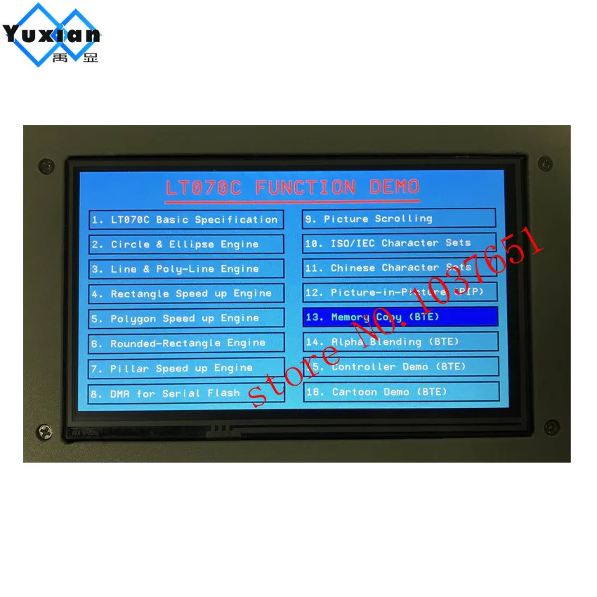 7 дюймовый TFT 480 RGB * 3 с управлением ic LT7684 MCU SPI IIC I2C интерфейс в высокая