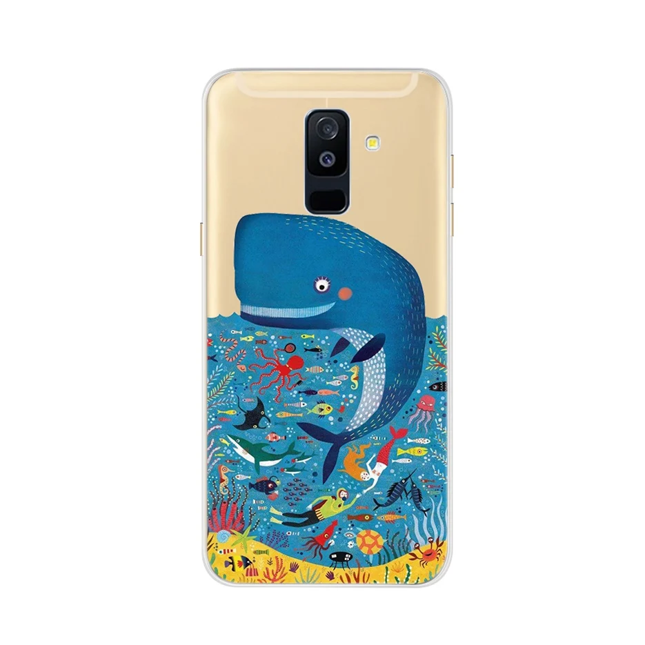 Бордовый Чехол для телефона samsung Galaxy A6 Plus A605 A605F полная защита чехол для телефона s для samsung A 6 A6 Plus задняя крышка бампер - Цвет: Бордовый