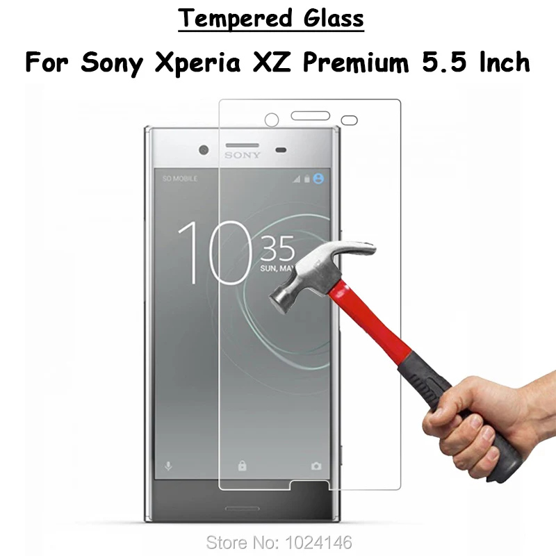 Для Sony Xperia XZ Premium 5 "HD прозрачное закаленное стекло Защита для экрана