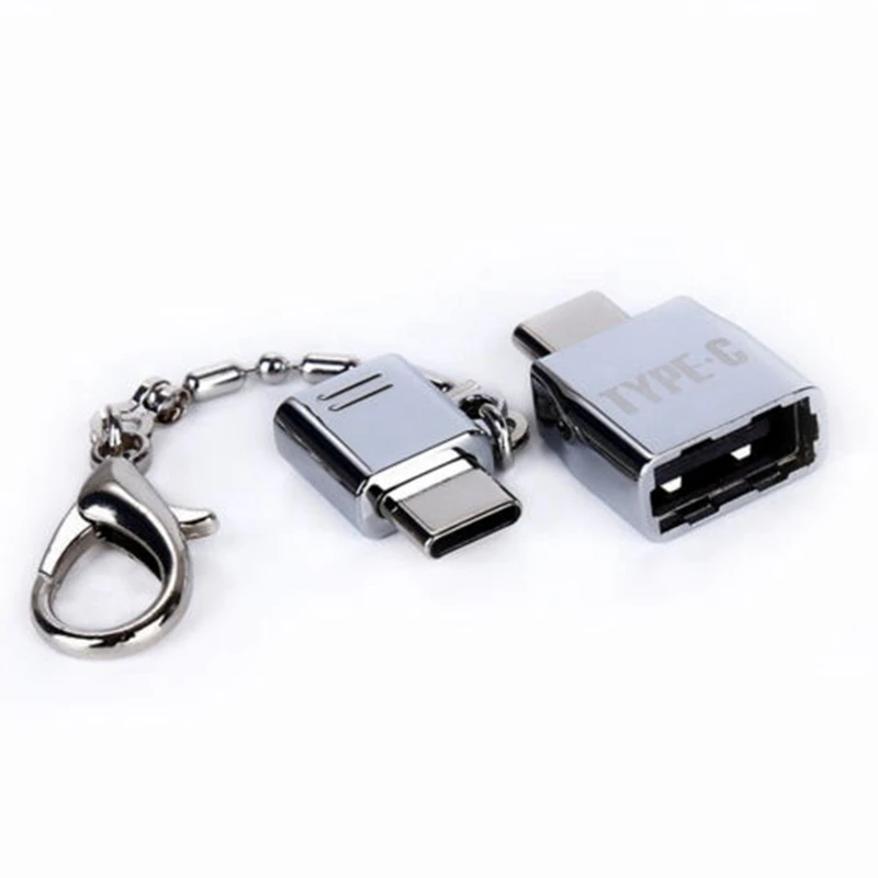 2 шт мини металлический Micro USB 2,0 Женский к USB 3,1 type C Мужской Кабель-адаптер USB-C OTG type-C USB2.0 USB3.1 конвертер комплект синхронизации данных