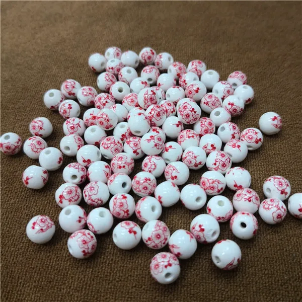 30pcs Мм 8 мм керамические свободные бусины для одежды обувь головные уборы аксессуары многоцветный бисер браслет ручной работы ожерелье Diy ювелирные изделия Маркировка 30 шт - Цвет: 30pcs
