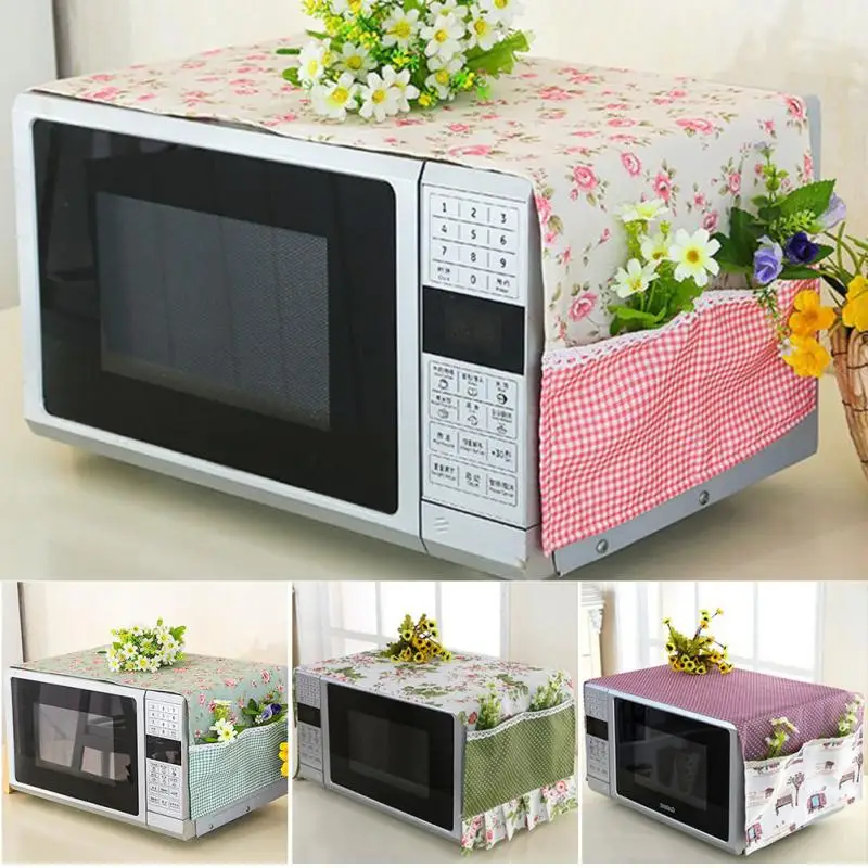 Новая печь Пылезащитная крышка с цветочным принтом микроволновая Пылезащитный