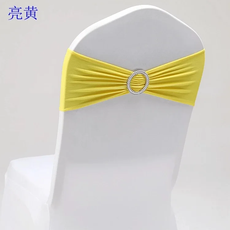 100 шт. эластичные ленты для стула из спандекса и лайкры|chair sashes|chair cover sashchair bows |