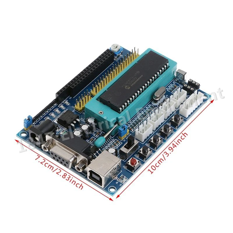1 шт. Новинка PIC16F877A PIC минимальная системная плата для разработки JTAG ICSP драйвер
