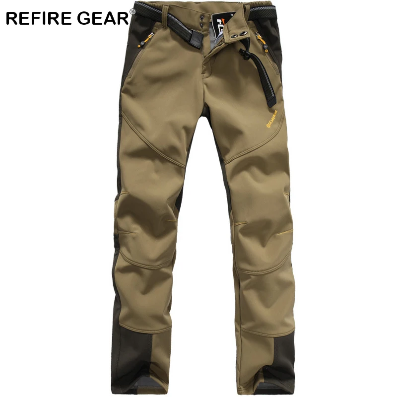 Женские теплые флисовые брюки ReFire Gear непромокаемые для альпинизма | Спорт и