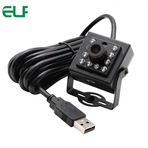ELP 1080P CMOS OV2710 UVC Android Linux IR Mini USB Camera Night Vision with 8mm lens and 850nm IR pass filter