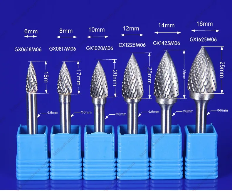 6 мм shank-1PCS-12 модели бесплатная доставка твердосплавная карбидная Вольфрамовая