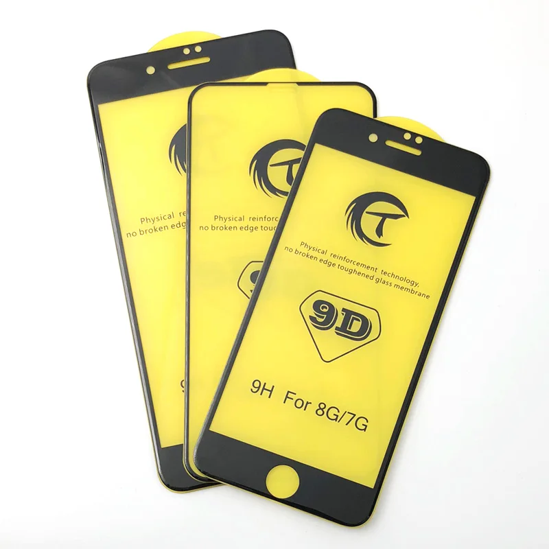 9D полное покрытие Защитное стекло для iPhone 6 7 8 Plus защита экрана на iphone 6s X XR XS Max