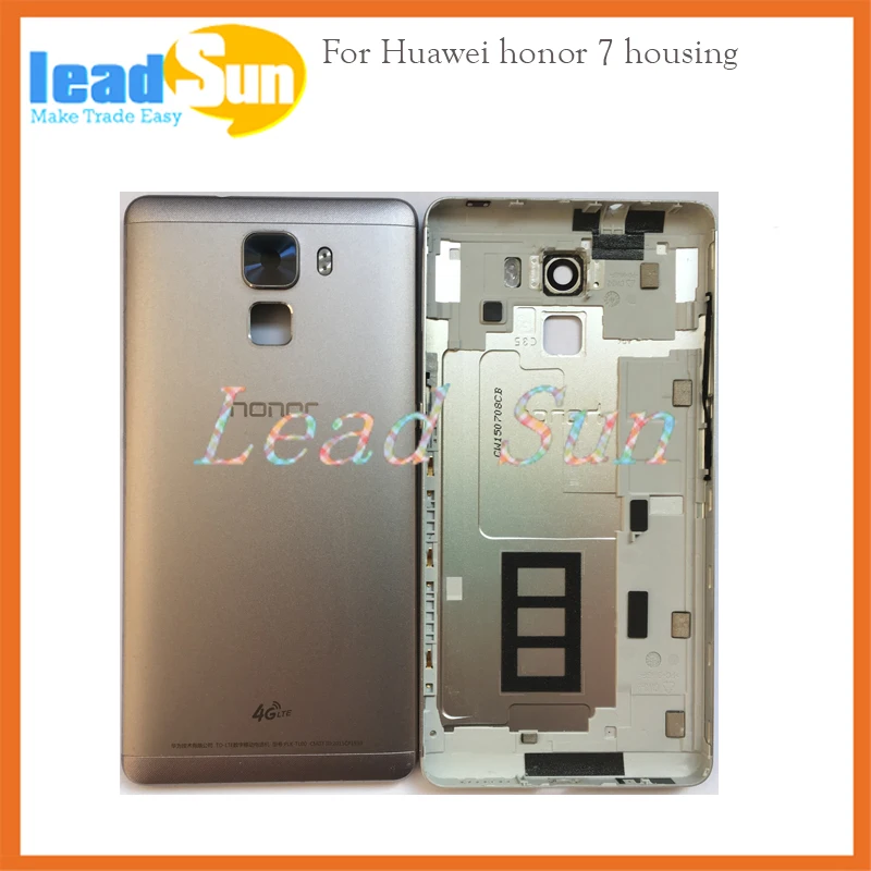 Замена высокого качества для Huawei Honor 7 задняя крышка батарейного отсека задняя дверь с объективом камеры Кнопка регулировки громкости