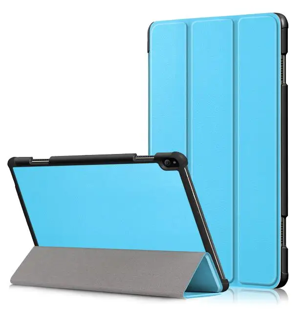 Синий Чехол для lenovo Tab P10 TB-X705F TB-X705L 10,1 '', чехол для lenovo Tab P10, Умный Магнитный флип-чехол из ПУ кожи, чехол+ стилус - Цвет: Синий