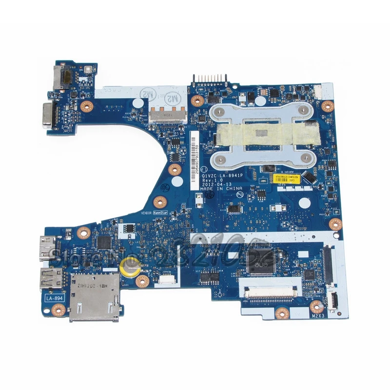 NOKOTION Q1VZC LA-8941P материнская плата для ноутбука acer Aspire V5-131 NBSH511001 NB. SH511.001 Celeron 847 Процессор DDR3 тест