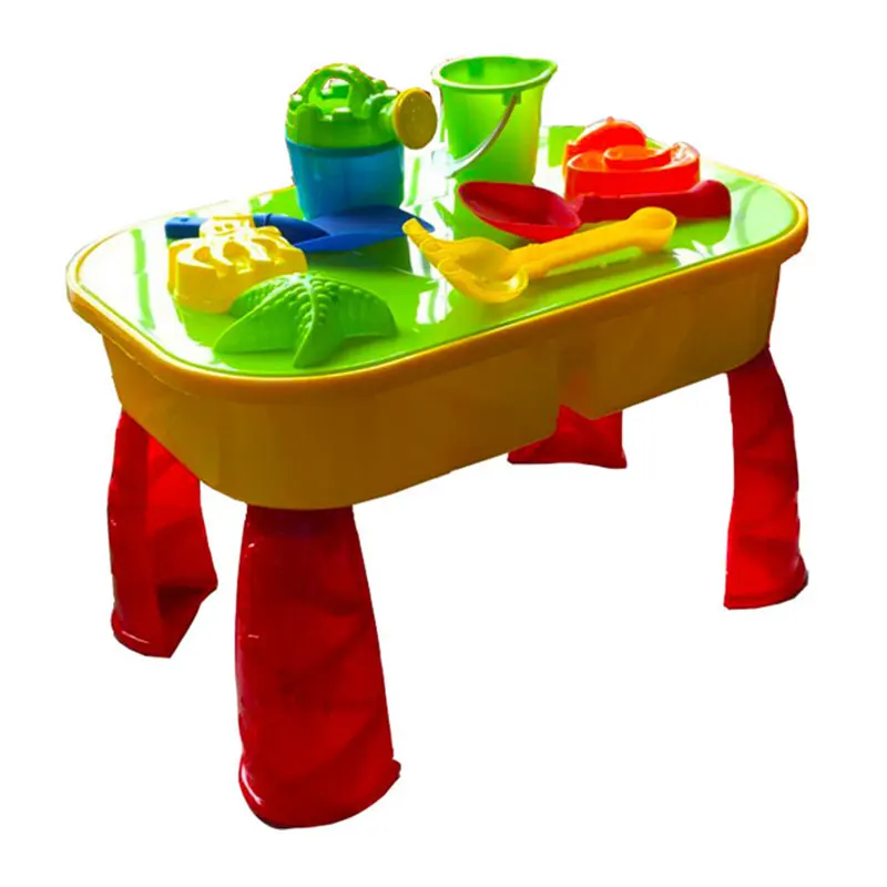 JayCreer Sand 'n Splash стол с отсеком для хранения и крышкой - Цвет: Red