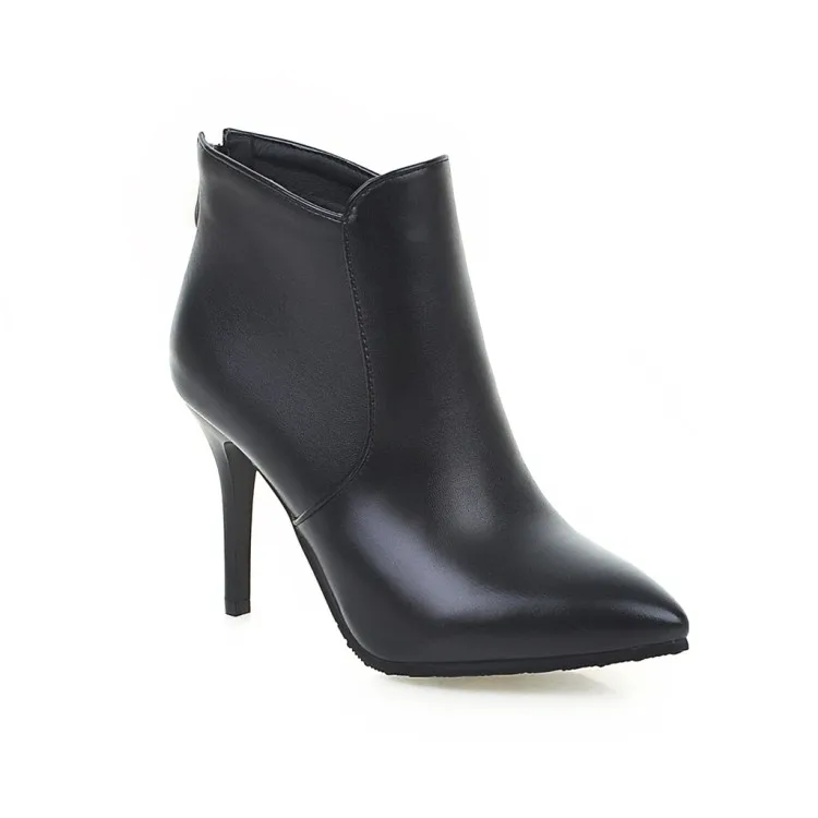 Женщины Лодыжки Сапоги Тонкий Каблук Мода Женщина Платформа Острым Носом