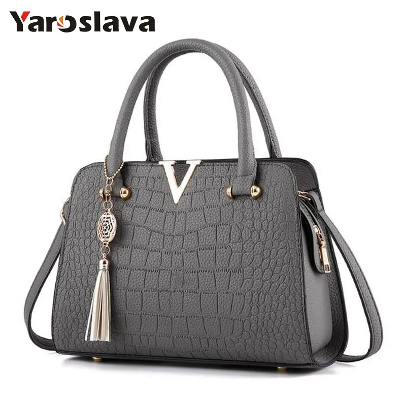 Женская сумка из крокодиловой кожи с v образной подвеской дизайнерская роскошные