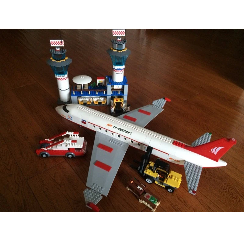 

GUDI 856+PCS Block City Large Passenger Plane Airplane Block Assembly Building Blocks Educational Bricks Toys For Children Gift