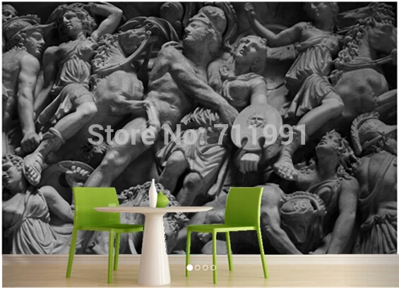 Пользовательские обои для стен 3 d древняя Римская Статуя в гостиную спальню