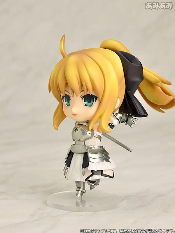 Новый аниме Fate Stay Night Saber Lily Nendoroid 77 Фигурки ПВХ кукла Коллекция Модель игрушки