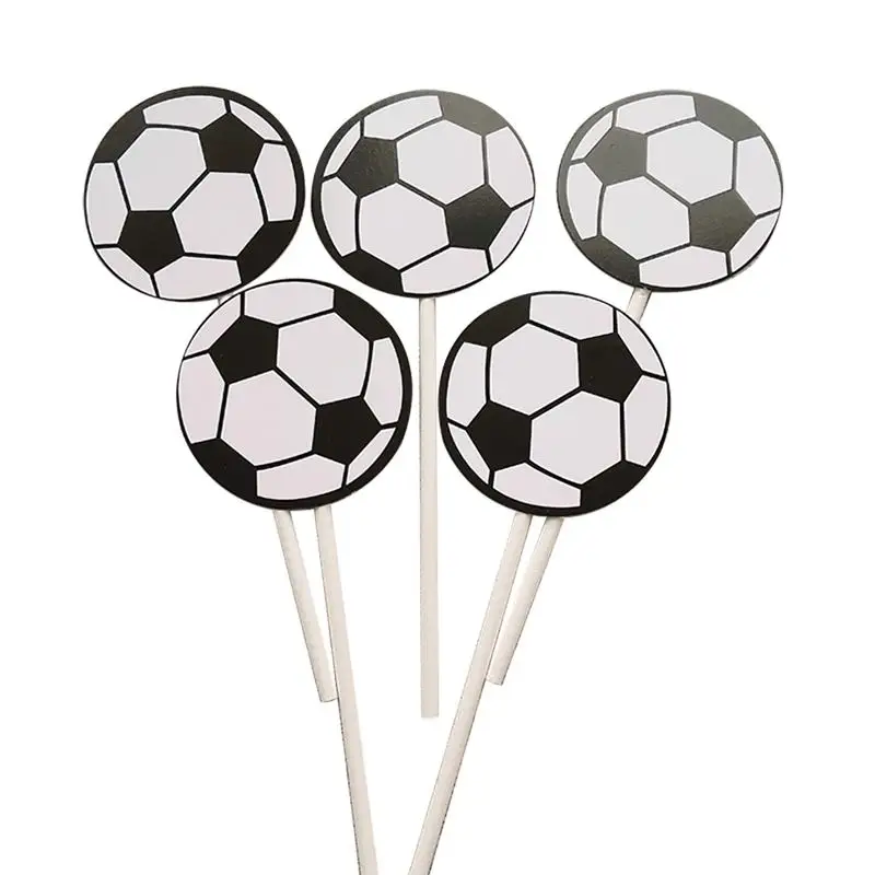 FunPa торт Топпер Декор для вечеринки креативный Баскетбол Футбол Бейсбол флаг