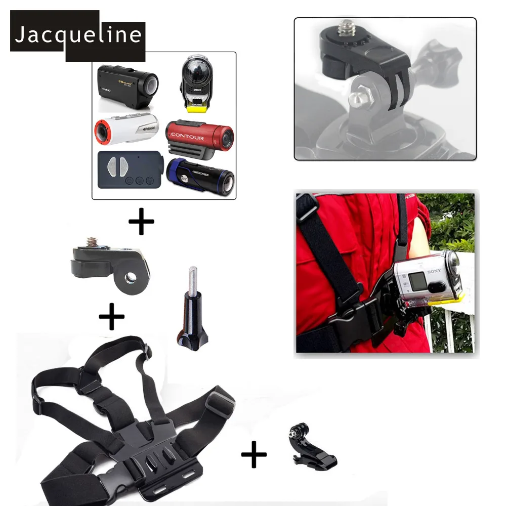Jacqueline для Gopro Hero/Xiaomi Yi набор аксессуаров Sony Action Cam AS200V AS20 FDR X1000V W4K AS30V HDR AS100V Mini|for gopro