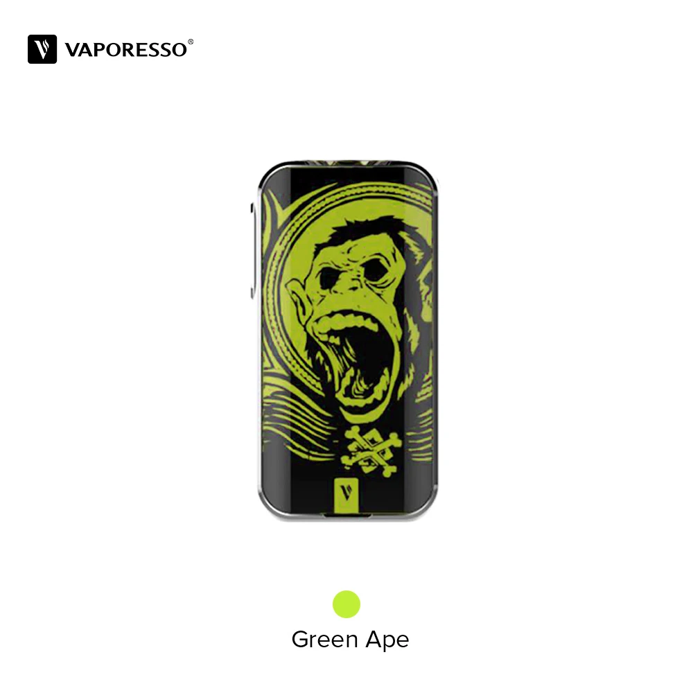 Green Ape 220 Вт Vaporesso люкс мод Vape коробка мод мощность от двух 18650 батарея совместима с 510 Pin Atomzier электронная сигарета - Цвет: Green Ape