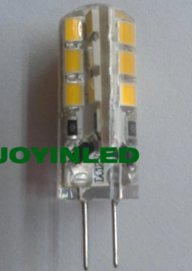 50 шт. DC12V 3 Вт затемняемая G4 Светодиодная кукурузная лампа освещение 24 светодиода