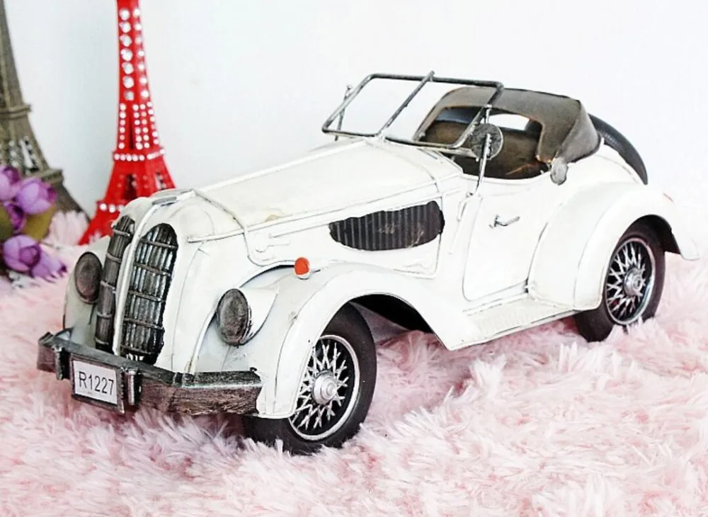 Винтажный Античный Ретро Классический zakka prop cabriolet ручная работа модель для дома