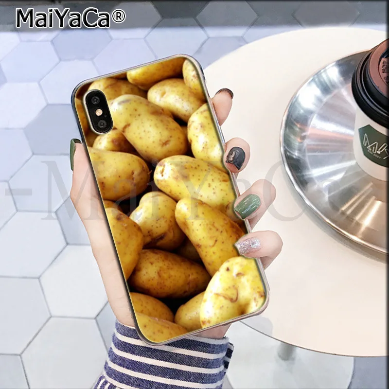 MaiYaCa, милый, коричневый, картофельный, мягкий, ТПУ, силиконовый, распродажа, роскошный, крутой чехол для телефона, для iPhone 8, 7, 6, 6S Plus, X, XS, max, 5, 5S, SE, XR