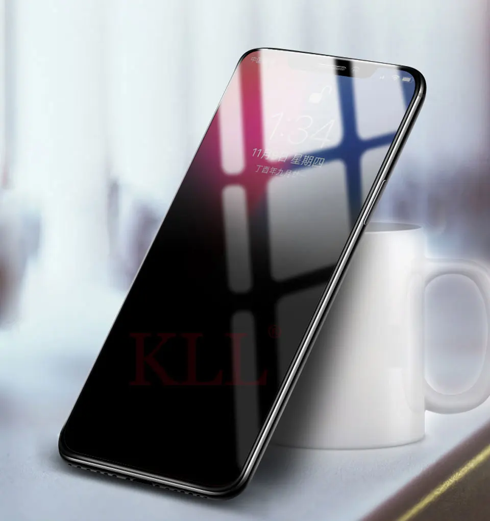 Антишпионское полное покрытие из закаленного стекла для iPhone 11 Pro XS Max X XR 9H антибликовое Защитное стекло для экрана для iPhone 6 6s 7 8 Plus