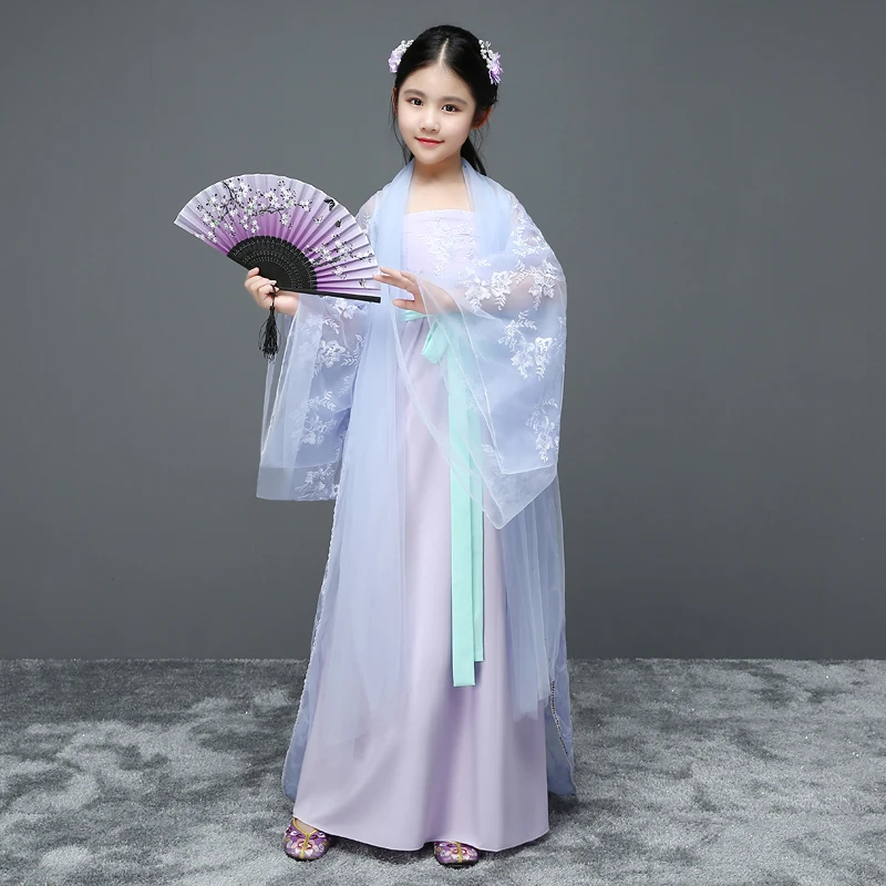 

Gorgeous Girl's Queen Dramaturgic Dress Kids Film and television performance costume Children Ancient Show Costume Cosplay
