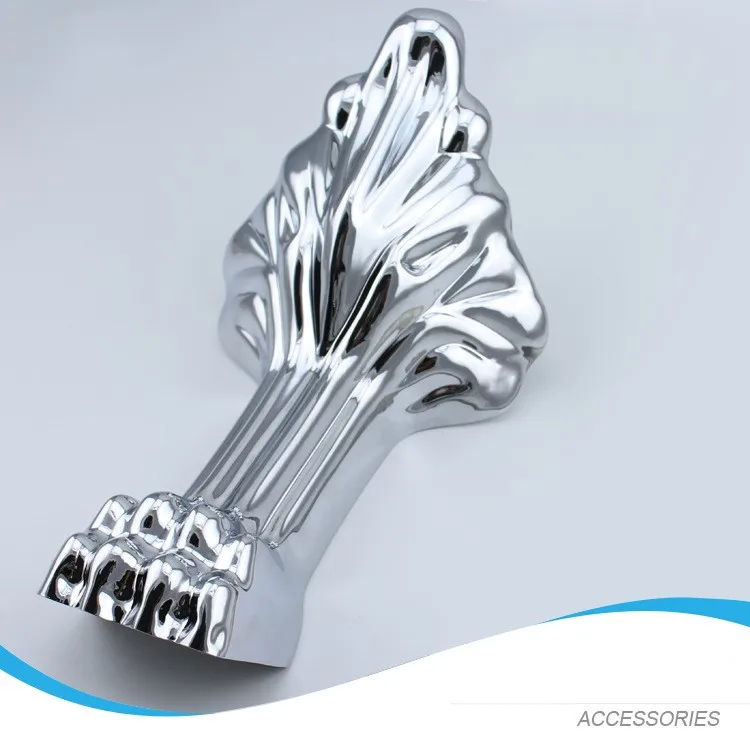 Декоративные ножки для ванны 2 размера однотонные металлические цинковый сплав