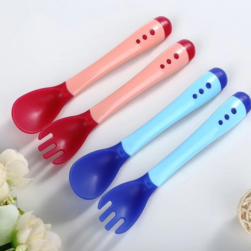 1Pc Baby Infant with Double Ear Shaped Handles Kids Children Training Spoon Bowl Set Antiskid Suction Cup Feeding Bowl Spoon