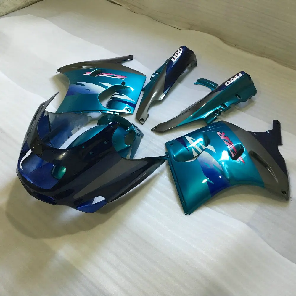 Обтекатель для мотоциклов голубой ABS Набор обтекателей + 7 подарков KM02|fairing kit|zzr 1100