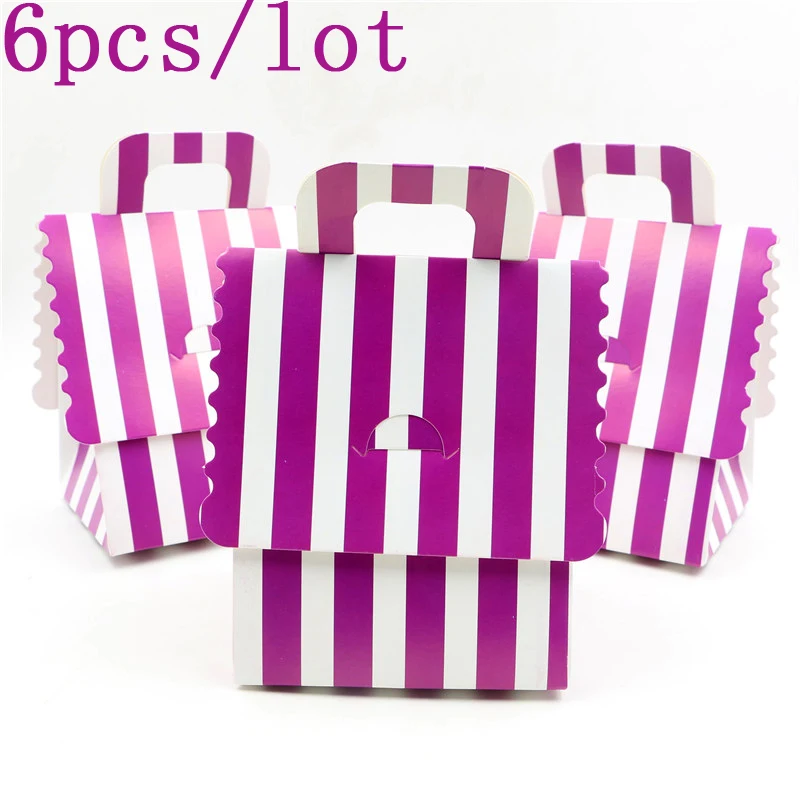 Happy День рождения Бумага подарки Коробки Baby Shower украшения Дети сувениры